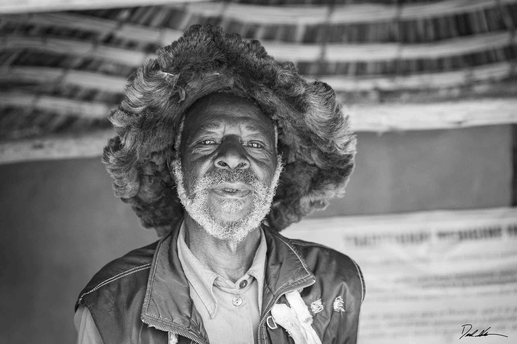Portrait of man in Rwanda, Africa