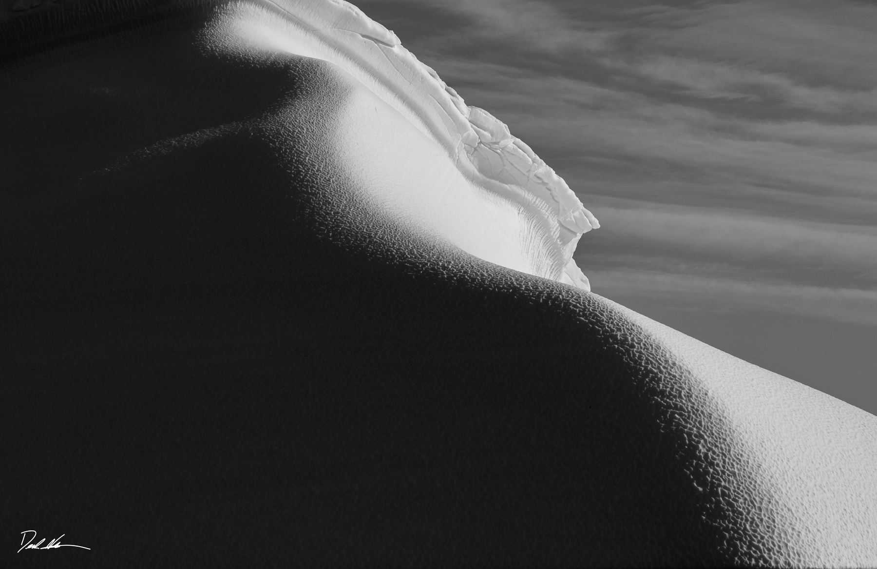 Ice dune in Antarctica