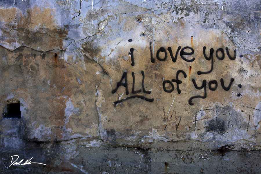 i love you graffiti