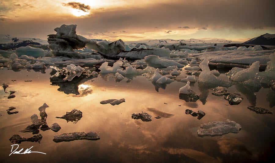 reflection in ice