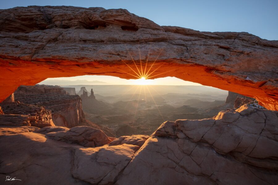 photo of Mesa Arch in Canyonlands National Park at sunrise