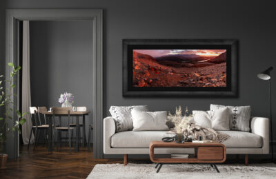 the valley of el chalten framed