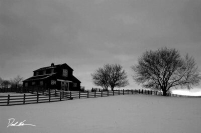 winter barn