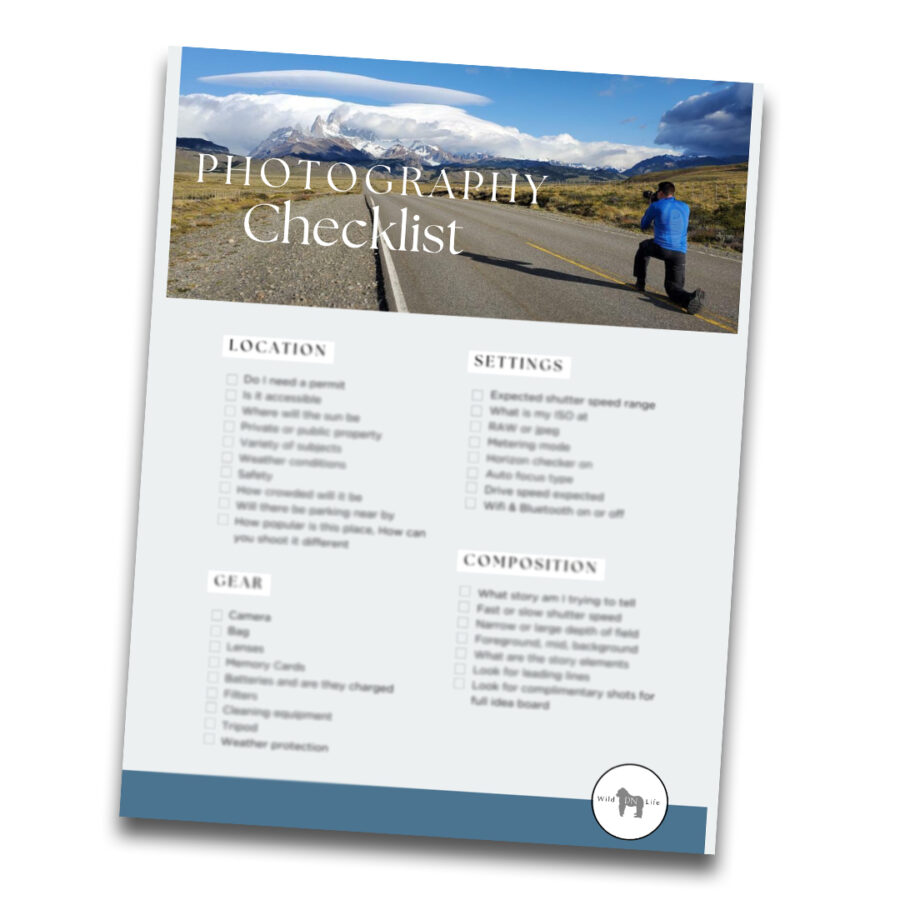 Derek Nielsen Photography free checklist