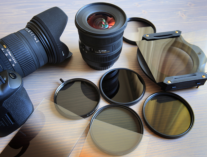 a selection of filters for photography that most photographers might not need yet leading to photography mistakes before understanding how to fully use their camera