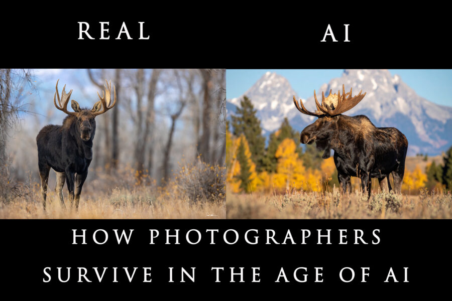 Photograph showing the alarming similarities of real photography and AI generated photography