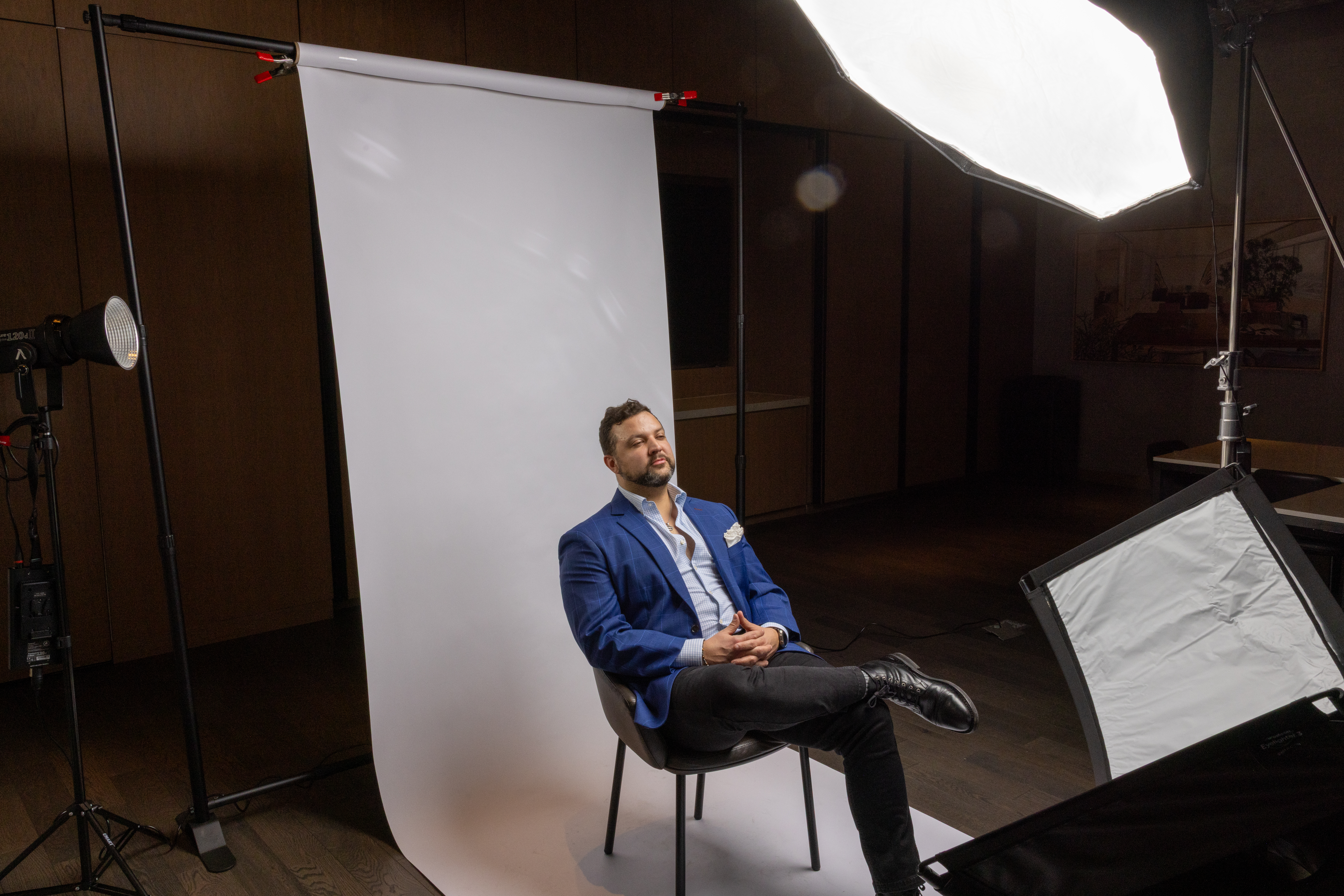 Photograph of a personal brand photography session