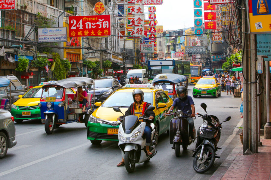Photograph of the complexity of Asia actual photo from Thailand