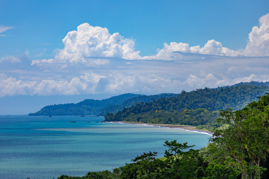 Coast line of the Osa Peninsula