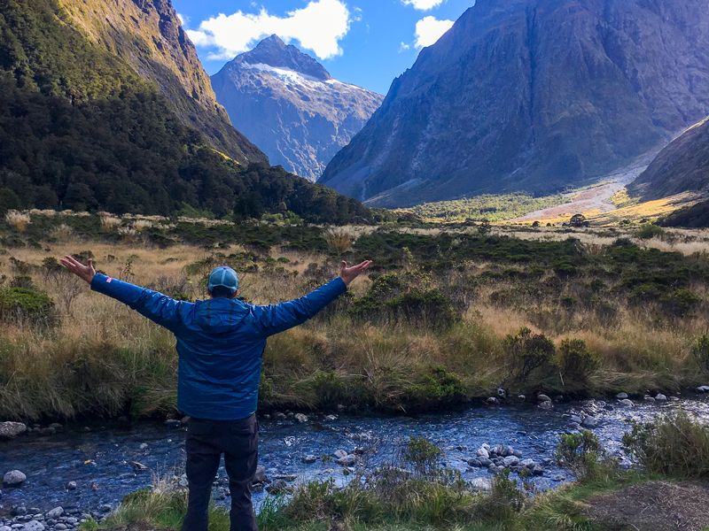 Photographer Derek Nielsen in New Zealand