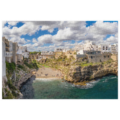 Jigsaw puzzle with tin Italy Unwinding